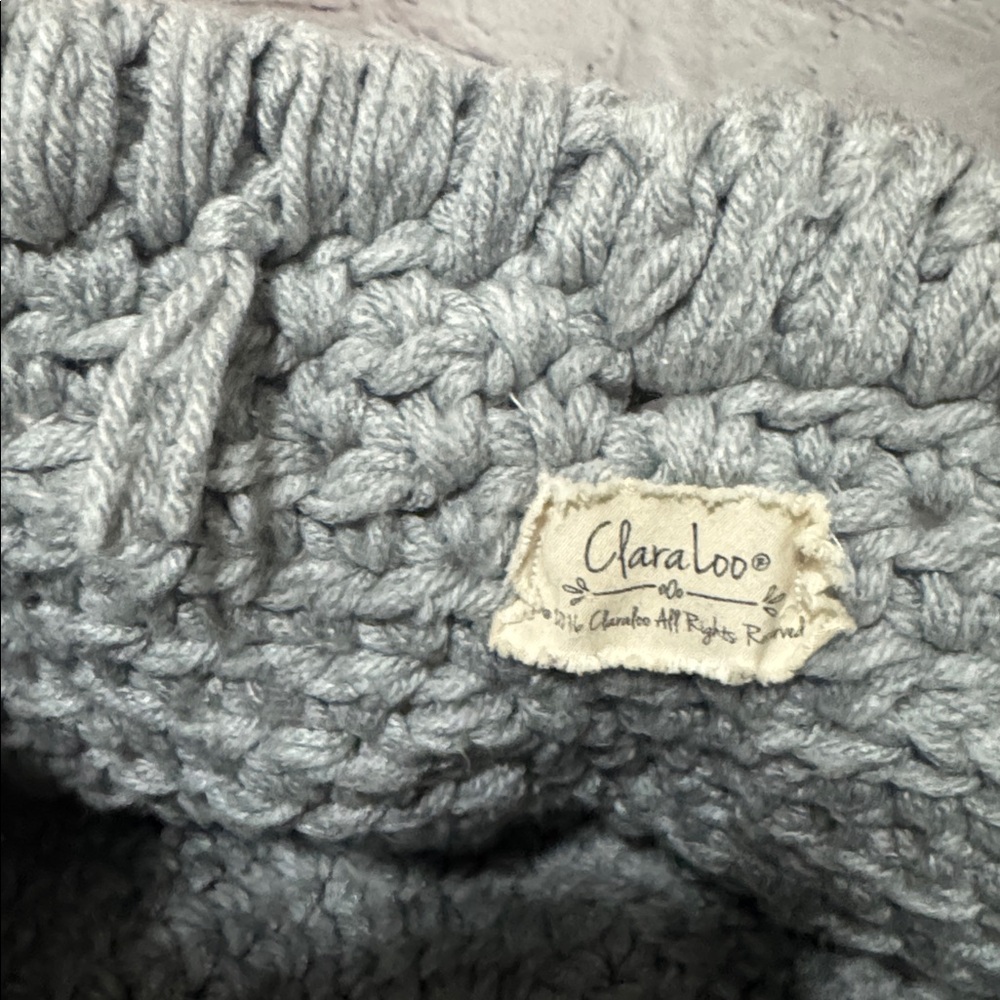 Claraloo Gray Bear-Themed Kids Accessory Basket - Picture 2 of 10